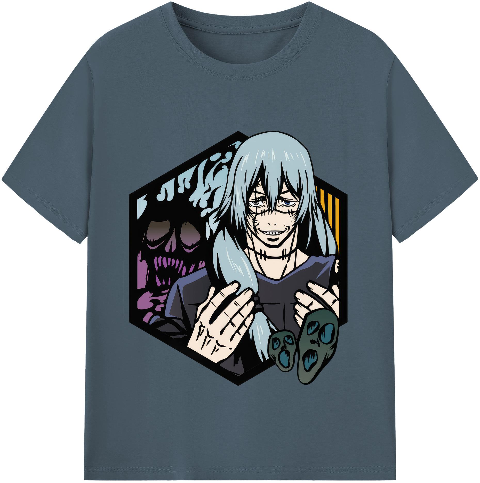 （画像用） 呪術廻戦 Jujutsu Kaisen 綿100％半袖Tシャツ（フロントプリント）